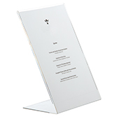 Clear Acrylic Menu Holders
