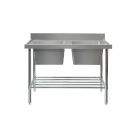 Double Sink Bench 1500 X 700 X 900 SS2715