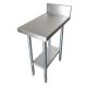 Commercial 400x600 Stainless Steel Table Food Grade Work Splashback Infill Bench 0400-6-WBB HY