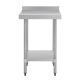 Commercial 600x600 Stainless Steel Table Food Grade Work Splashback Bench 0600-6-WBB HY