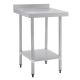 Commercial 600x800 Stainless Steel Table Food Grade Work Splashback Bench 0600-8-WBB HY