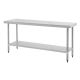 Narrow Commercial 400x1800 Stainless Steel Table Food Grade Work Bench 1800-4-WB HY