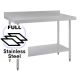 Commercial 600x1200 FULL Stainless Steel Table Food Grade Work Splashback Bench 1200-6-WBBS HY