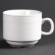 Olympia Linear Stacking Tea Cups 200ml 7oz (Pack of 12) U084