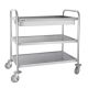 Vogue Stainless Steel 3 Tier Deep Tray Clearing Trolley CC365