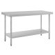 Commercial 1500x800 Stainless Steel Table Food Grade Work Bench 1500-8-WB HY