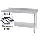 Commercial 1500x800 FULL Stainless Steel Table Food Grade Work Splashback Bench 1500-8-WBBS HY