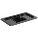 Vogue Polycarbonate 1/4 Gastronorm Black Container Lid U477