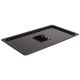 Vogue Polycarbonate 1/1 Gastronorm Black Container Lid U474