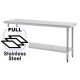 Narrow Commercial 400x1800 FULL Stainless Steel Table Food Grade Work Bench 1800-4-WBS HY