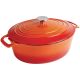Vogue Orange Oval Casserole Dish 5Ltr GH311