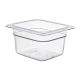 Cambro Clear Polycarbonate 1/6 Gastronorm Tray 100mm DM752