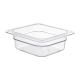 Cambro Clear Polycarbonate 1/6 Gastronorm Tray 65mm DM754