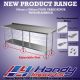 2500X390mm Stainless Steel Food Grade Bench W/ Splash Back