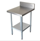 Fed Economic 304 Grade Stainless Steel Tables With Splashback 600 Deep 0600-6-WBB