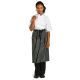 Whites Butchers Stripe Waist Apron Black A938