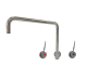 Acqualine Wall Mount 300Mm Swing Faucet AQW3300CB