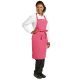 Le Chef Polycotton Bib Apron Pink B902