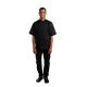 Le Chef Unisex Short Sleeve Chefs Jacket Black XS BB140-XS