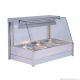 BM11TC Heated Wet Six × ½ Pan Bain Marie Angled Countertop Display