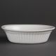 Olympia Whiteware Oval Pie Dishes 170mm (Pack of 6) C110