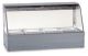 Roband Curved Glass Hot Food Display Bar, 8 Pans Double Row With Roller Doors C24RD
