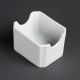 Olympia (Pack of 6) Whiteware Sachet Holders C346