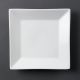 Olympia (Pack of 6) Square Plates Wide Rim 250mm C360
