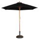 Bolero Round Outdoor Umbrella 2.5m Diameter Black CB514