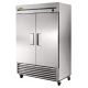 True Upright 2 Door Freezer 1388 Ltr Stainless Steel