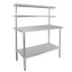 Vogue Stainless Steel Prep Station with Gantry 1800mm CC360