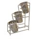 Chrome Plated Cutlery 3 Pot Holder CE685