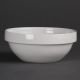 Olympia Whiteware Stacking Bowls 130mm (Pack of 12) CF354