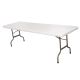 Bolero Centre Folding Table 8ft White CF375