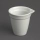 Olympia (Pack of 12) Bistro Milk Jug White 42ml CL114