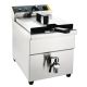 Apuro Single Tank Single Basket Induction Fryer 7.5Ltr CP793-A
