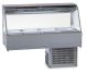 Roband Curved Glass Refrigerated Display Bar, 8 Pans CRX24RD