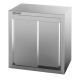 Wall Cabinet Cupboard Premium Stainless Steel With Sliding Doors WALLCAB600 HY