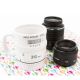 30Ml White Ceramic Camera Into Focus Lens Design Shape Coffee Mug Cup