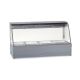 Roband Curved Glass Hot Food Display Bar, 4 Pans Double Row With Roller Doors C22RD