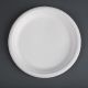 Fiesta Green Compostable Bagasse Plates Round 260mm (Pack of 50) CW904