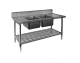 Double Sink Bench 2400 X 600 X 900 SS2624C