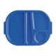 Olympia Kristallon Polycarbonate Compartment Food Trays Blue 322mm (Pack of 10) DL129