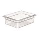 Cambro Clear Polycarbonate 1/2 Gastronorm Tray 100mm DM744