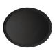 Cambro Camtread Large Fibreglass Oval Anti-Slip Tray Black 685mm DM783