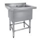 Vogue St/St Deep Pot Sink - 770mm (w) x 600mm (d)Â  90mm Drain HC910