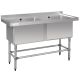 Vogue Double Deep Pot Sink 90mm Drain HC911
