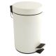 Bolero Pedal Bin White 3Ltr DP039