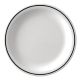 Kristallon Black Band Melamine Plates 230mm Pack of 12 DP984
