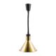 Apuro Retractable Conical Heat Lamp Shade Gold Finish DY465-A